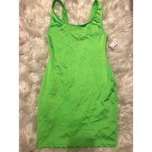 Neon Tank Top Dress